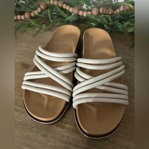 Women’s Madewell Charley Strappy Slide Sandals size 7.5